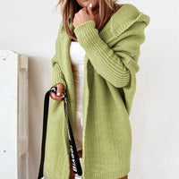 Herbstlicher Damen Kapuzen-Cardigan – Noelia
