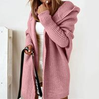 Herbstlicher Damen Kapuzen-Cardigan – Noelia