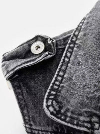 Casual Denim Gilet With Pockets - Della
