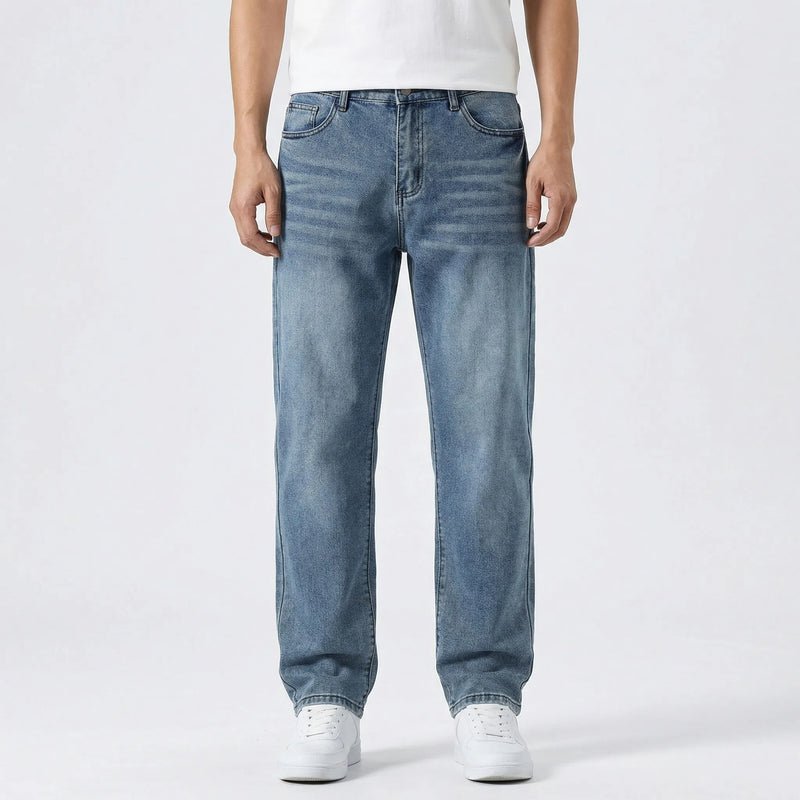 Casual Herenjeans Met Natuurlijke Taille - Wendell