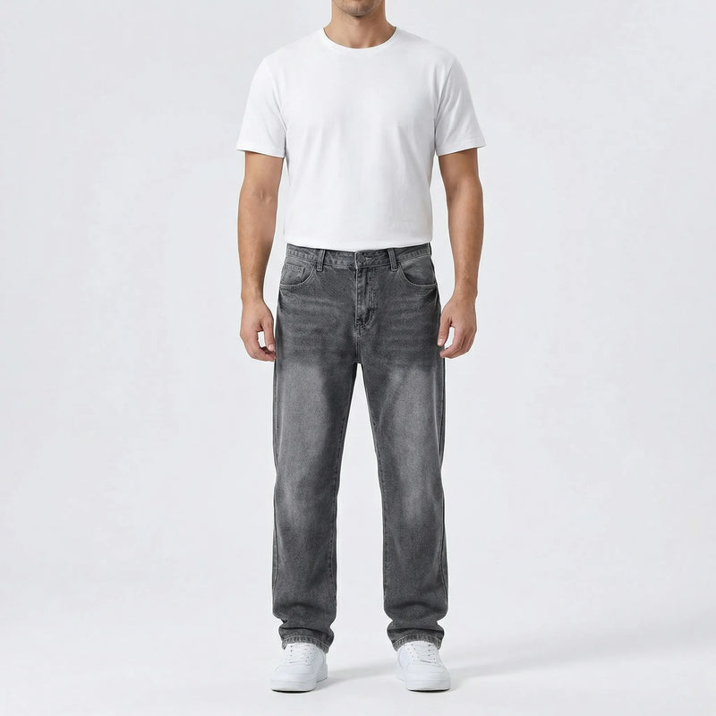 Casual Herenjeans Met Natuurlijke Taille - Wendell