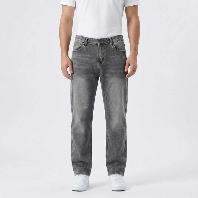 Casual Herenjeans Met Natuurlijke Taille - Wendell