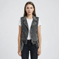 Casual Spijkergilet Met Zakken - Yvette