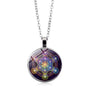 Chakra Anhänger mit Metatrons Würfel - Solantra