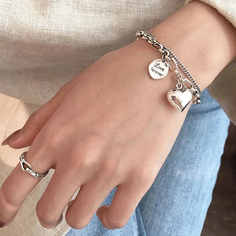 Charm-Armband Mit Herz - LoveGleam