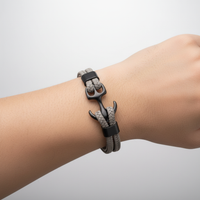 Charme-Armband Aus Leder - AnchorLeather