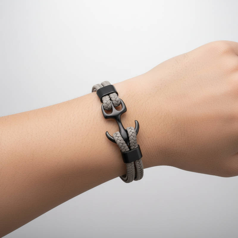 Charme-Armband Aus Leder - AnchorLeather