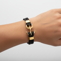 Charme-Armband Aus Leder - AnchorLeather