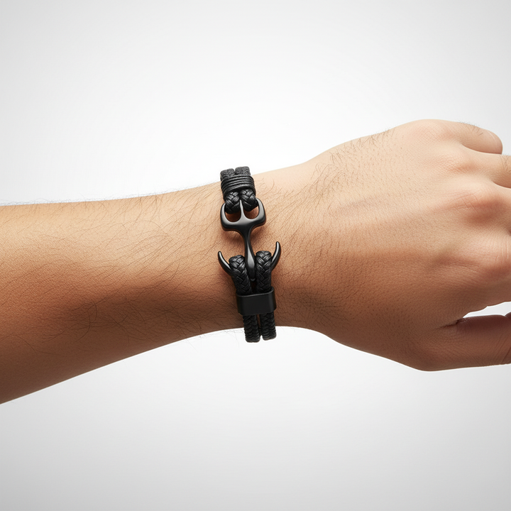 Charme-Armband Aus Leder - AnchorLeather