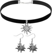 Choker Mit Edelweiß - AlpineGem