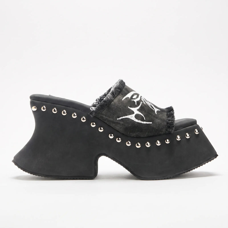 Chunky Plateau Pantoletten - Tami
