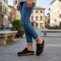 Classic Buckle-Detail Slip-On Loafer - Sheila