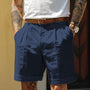 Classic Men's Shorts With Pleat Front - Gustavo