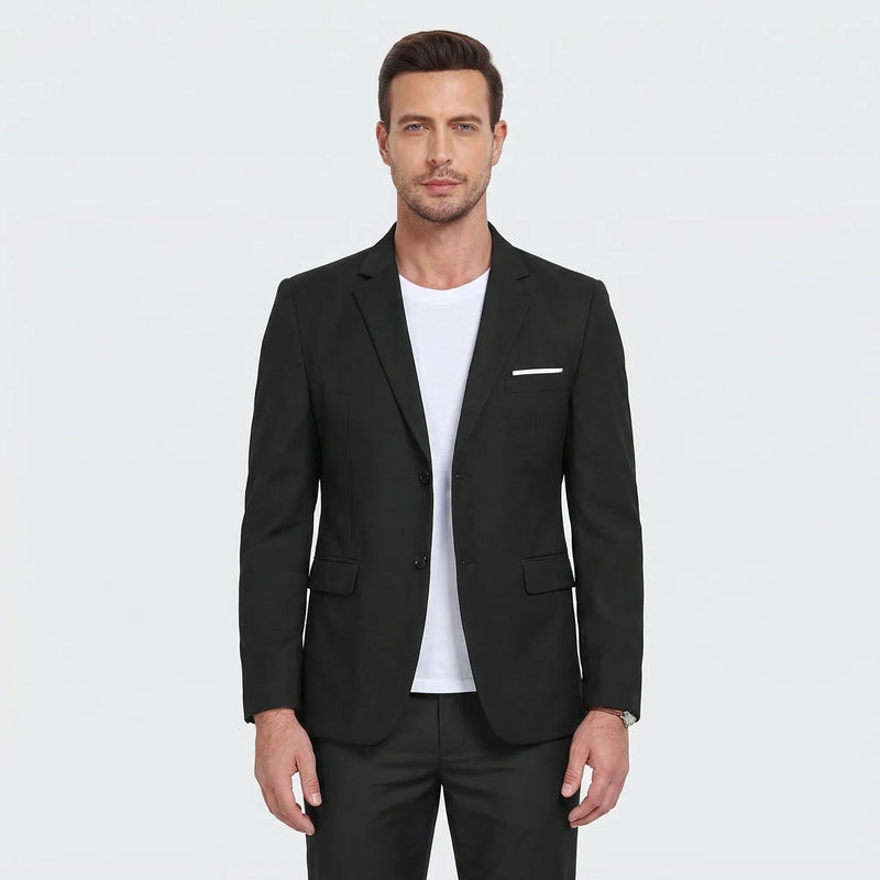 Classic Notch-Lapel Men's Blazer - Laurence