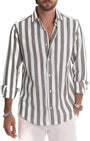 Classic Shirt With A Modern Stripe Pattern - Ramiro