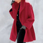 Classic Winter Coat With A-Line Cut - Gail