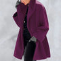 Classic Winter Coat With A-Line Cut - Gail