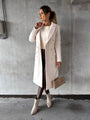 Classic Winter Coat With Lapels - Lynne