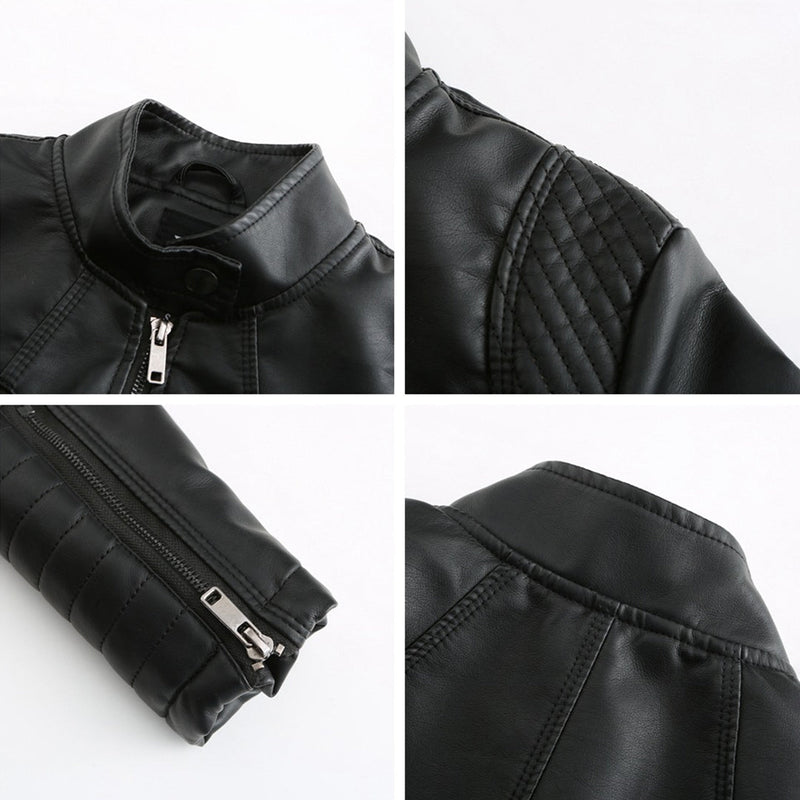 Stylisches Leder Damenjack – Elin