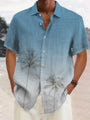 Tropisches Herren Sommerhemd mit Kokosbaum-Print – Maceo