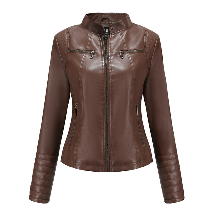 Stylisches Leder Damenjack – Elin
