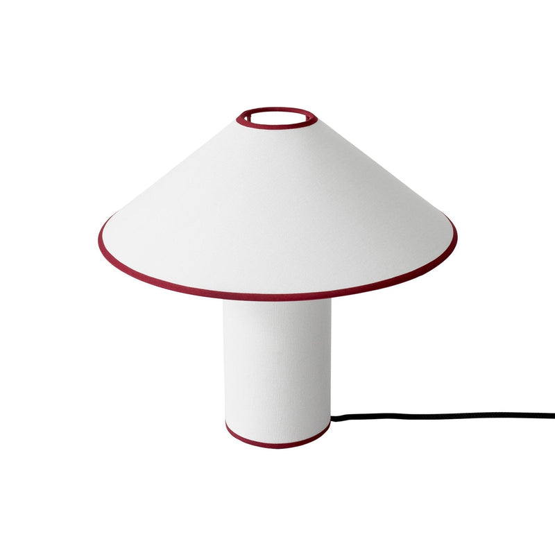 Tischlampe mit Stoffschirm – Lunara