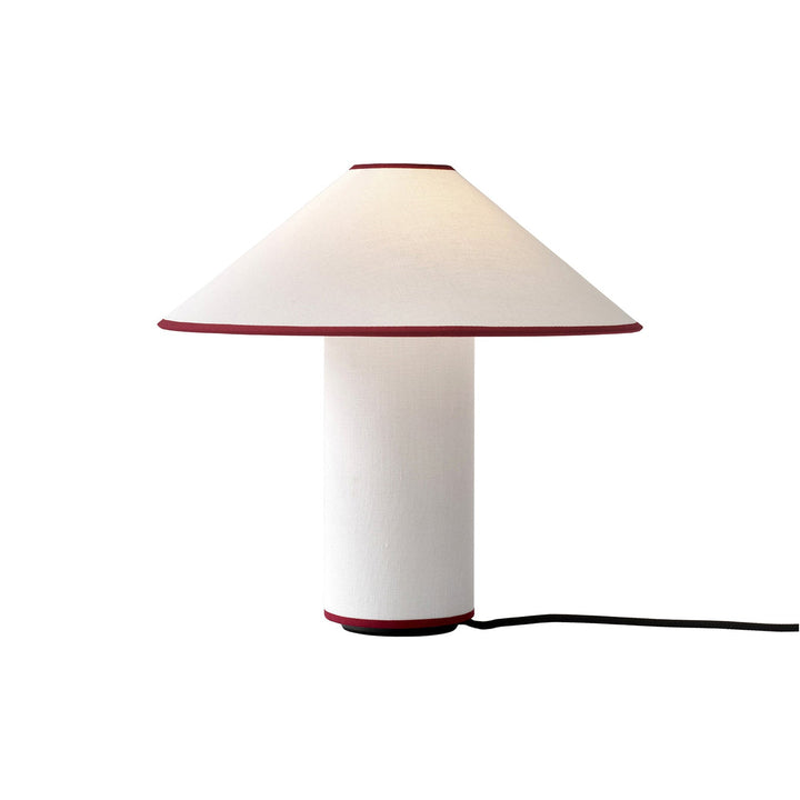 Tischlampe mit Stoffschirm – Lunara