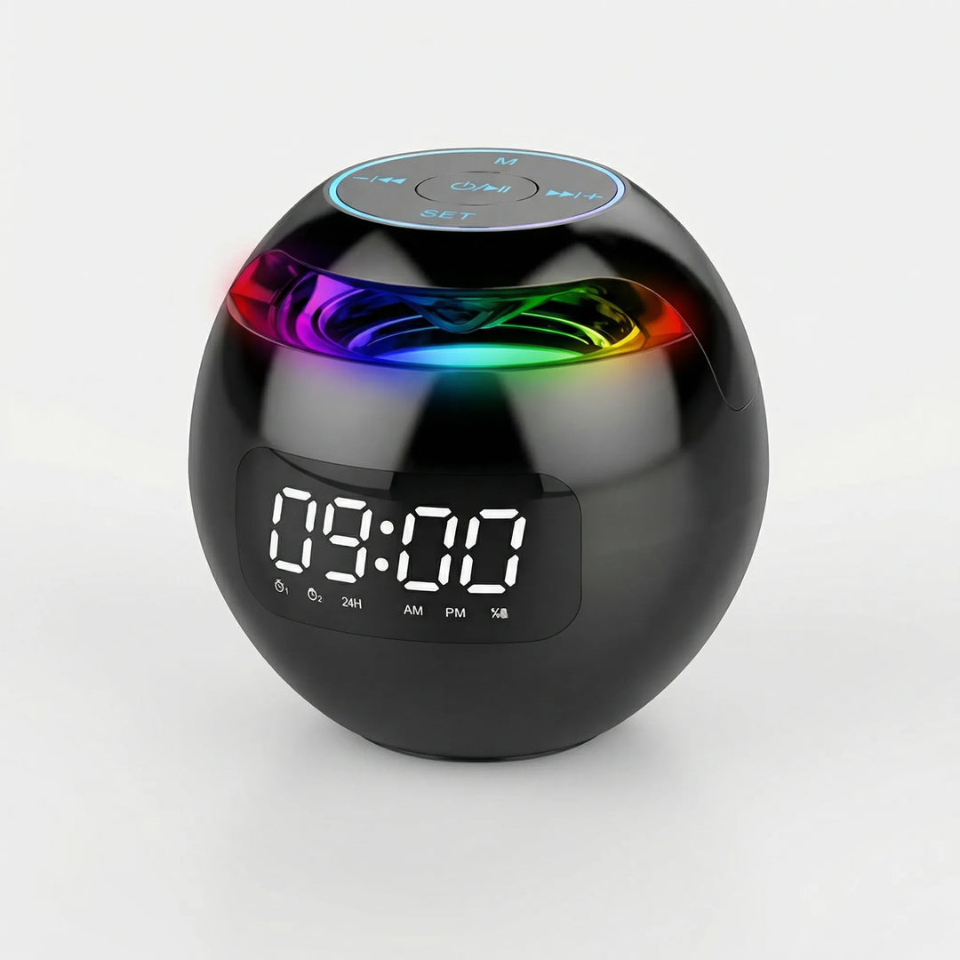 Compacte Bluetooth-Luidspreker Met Wekfunctie - Lumivox