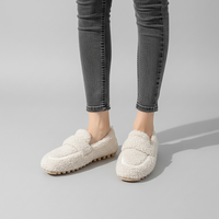 Damen Hausschuh Pantoffel Mit Fleece - FluffStep