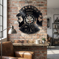 Dekorative Barbershop-Wanduhr - BarbelloTime