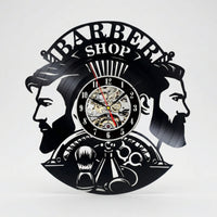 Dekorative Barbershop-Wanduhr - BarbelloTime
