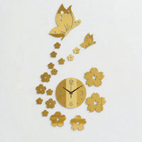 Dekorative Schmetterlings-Wanduhr - Flutterique