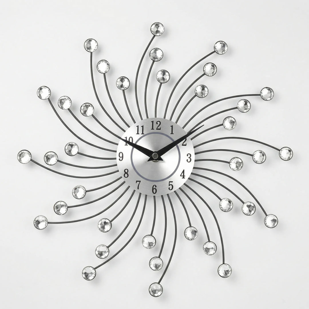 Dekorative Wanduhr Im Sonnenstrahl-Design - Solistra