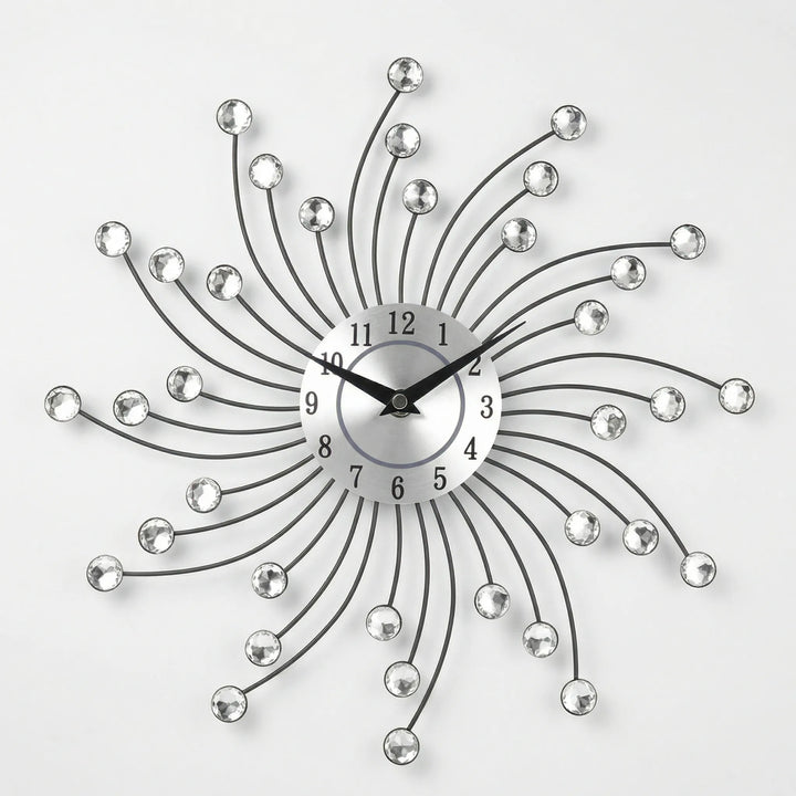 Dekorative Wanduhr Im Sonnenstrahl-Design - Solistra