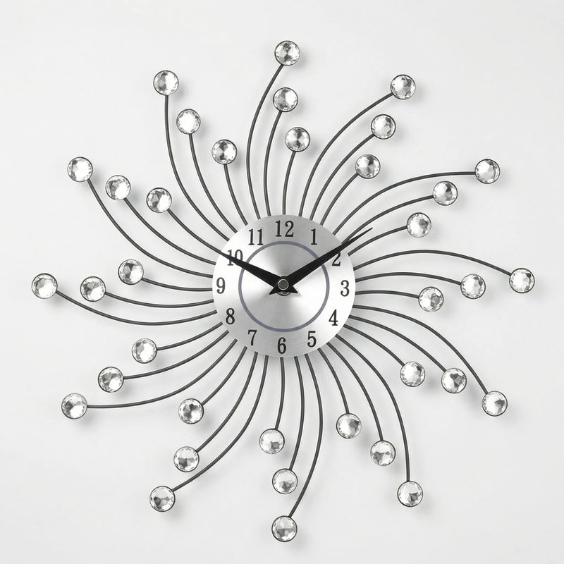 Dekorative Wanduhr Im Sonnenstrahl-Design - Solistra