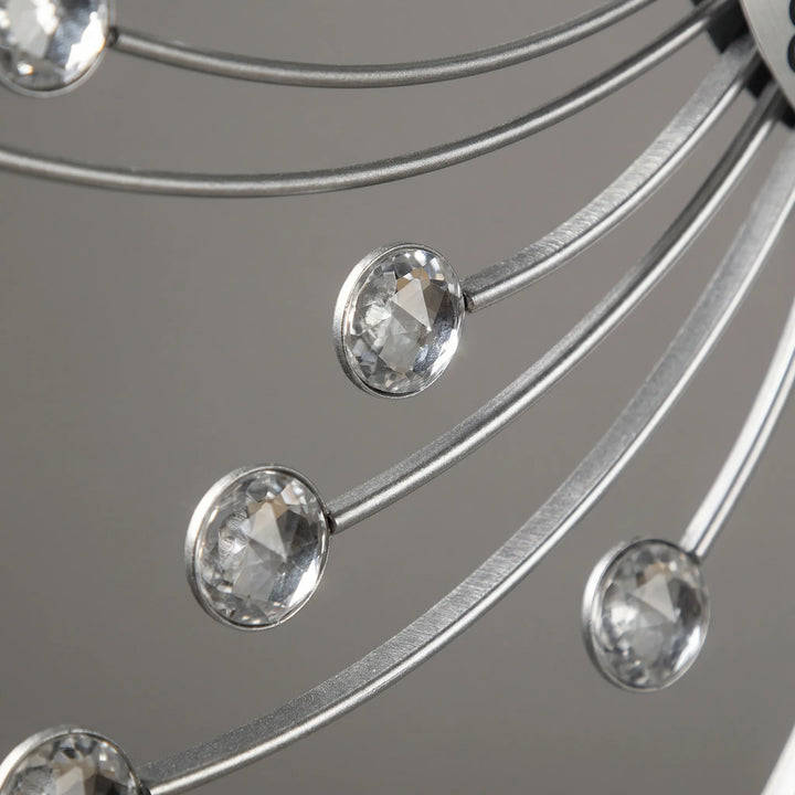 Dekorative Wanduhr Im Sonnenstrahl-Design - Solistra