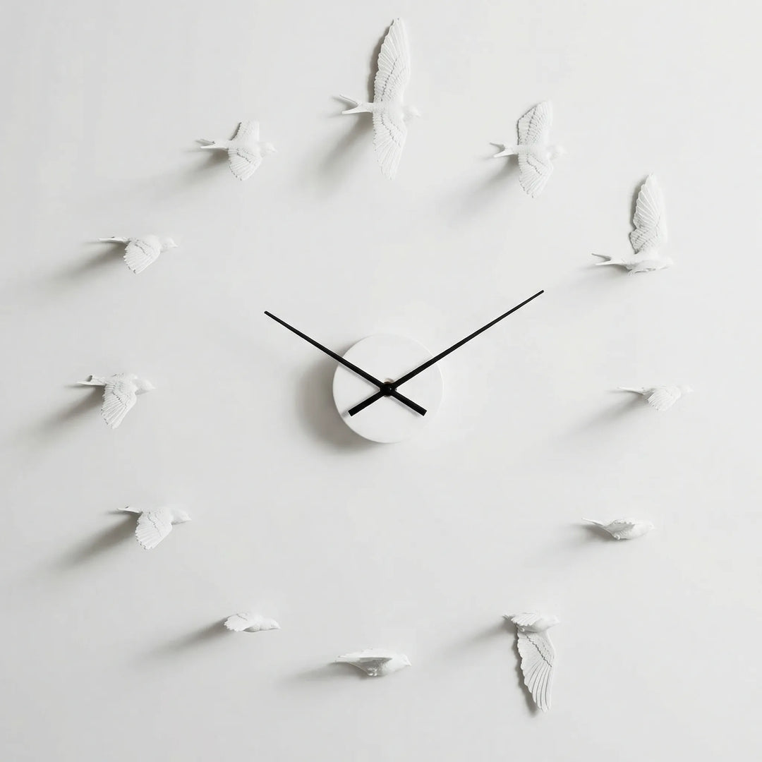 Dekorative Wanduhr Mit Naturmotiv - Swalowvex