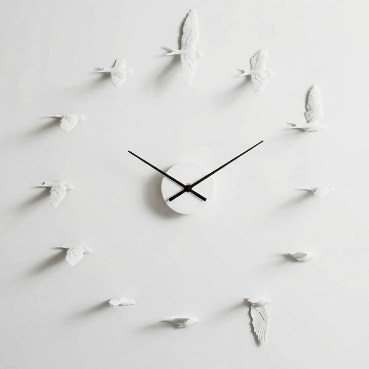 Dekorative Wanduhr Mit Naturmotiv - Swalowvex