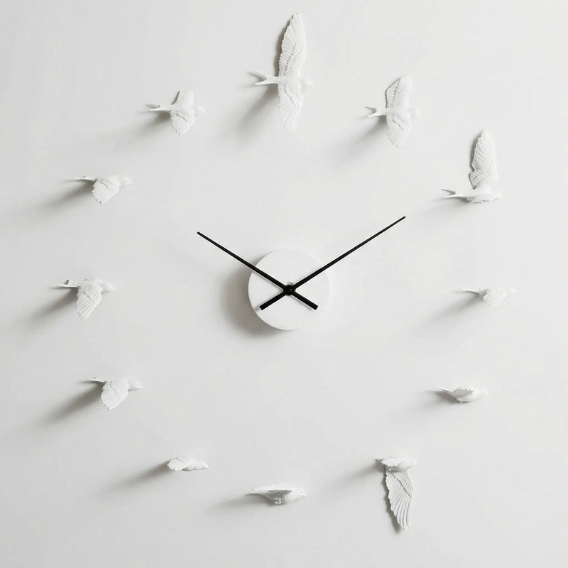 Dekorative Wanduhr Mit Naturmotiv - Swalowvex