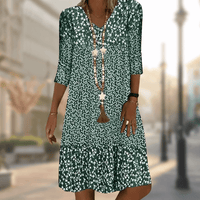 Ditsy Floral Midi Dress With Ruffle Hem - Amanda