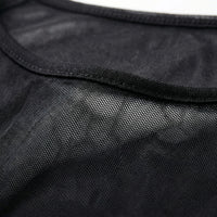 Doorzichtig Mesh Shirt Met Lange Mouwen - Jeannette