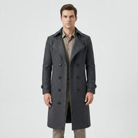 Doppelreihiger Langer Mantel - Henrick