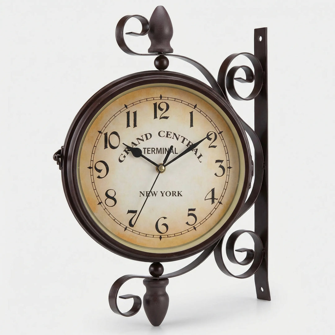 Doppelseitige Wanduhr - ChronoVine