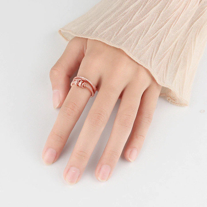 Drehender Zirkonring - FidgetRing