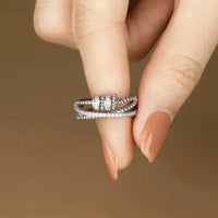 Drehender Zirkonring - FidgetRing