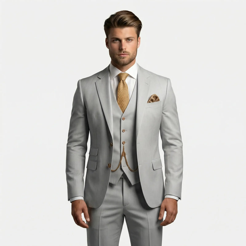 Dreiteiliger Slim Fit Anzug - Yannick