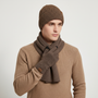 Dreiteiliges Gestricktes Winteraccessoire Set - WarmTrio