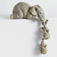Driedelig Hangend Olifantenbeeldjesset - Elephtrio