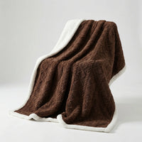 Dubbelzijdige Winterdeken Met Structuurpatroon - Warmlio