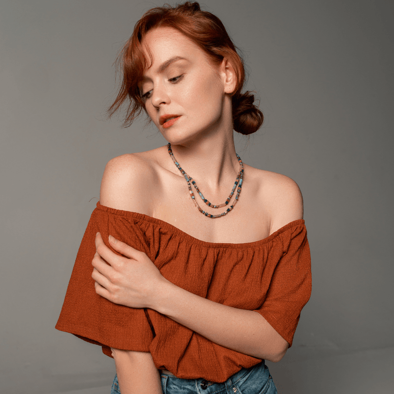 Edelstein-Choker-Kette - HarmonyNecklace